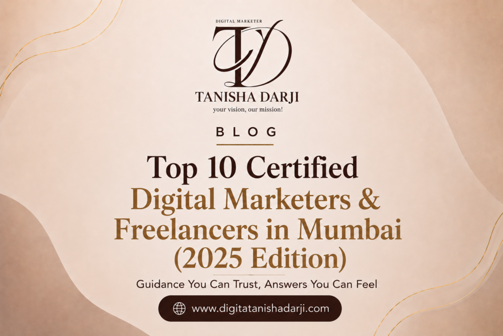 Tanisha Darji is A Certified Marketing In Malad, Mumbai